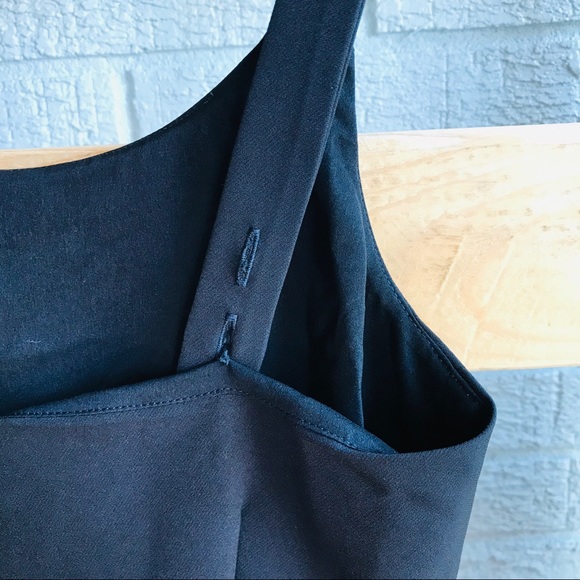 h:ours Black Front Zipper Mini Dress - Picture 3 of 5